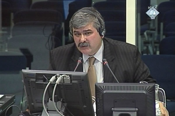 Amor Masovic, witness in the trial of the former Bosnian Croat leaders