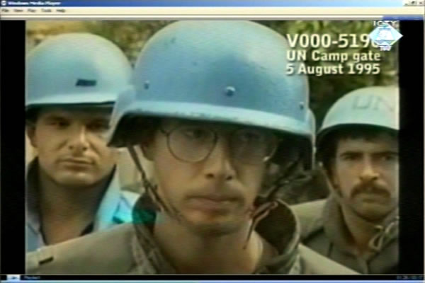 Andrew Leslie, head of the UN peacekeeping forces in the Sector South in Krajina