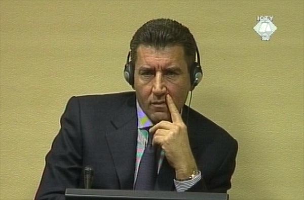 Ante Gotovina during the status conference 