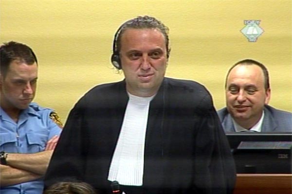 Antonio Apostolski, defense attorney for Johan Tarculovski