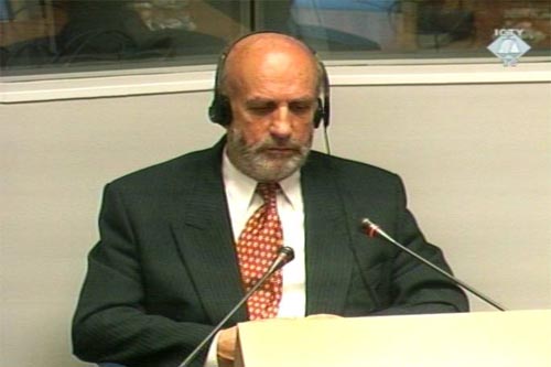 Bilal Hasanovic, witness in the Krajisnik trial