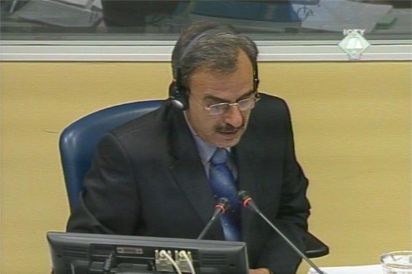 Blagoja Markovski, defense witness for Johan Tarculovski