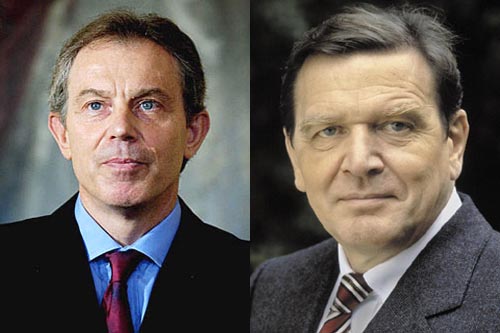 Tony Blair and Gerhard Schroeder won't testify in the Milosevic case
