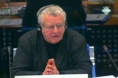 Bo Adam, witness in the Milosevic trial