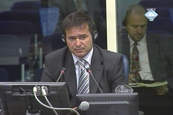 Bosko Djolic, witness in the Gotovina trial
