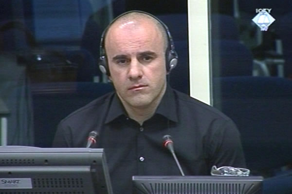 Branko Balunovic, witness at the Ante Gotovina, Ivan Cermak and Mladen Markac trial