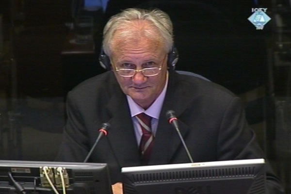 Branko Krga, defense witness for Dragoljub Ojdanic