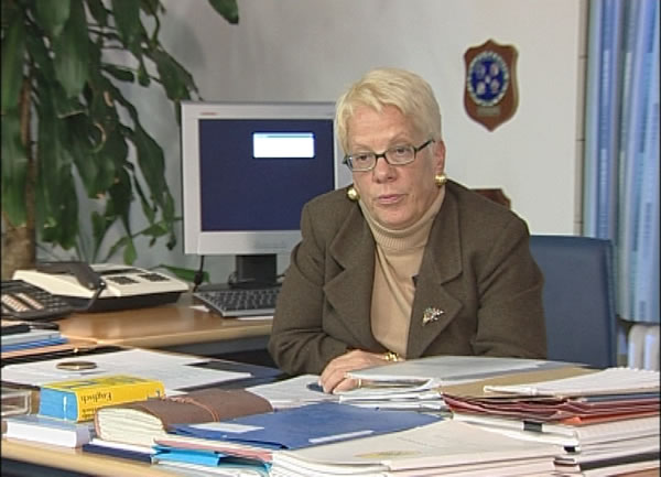 Carla del Ponte, chief prosecutor in the Tribunal