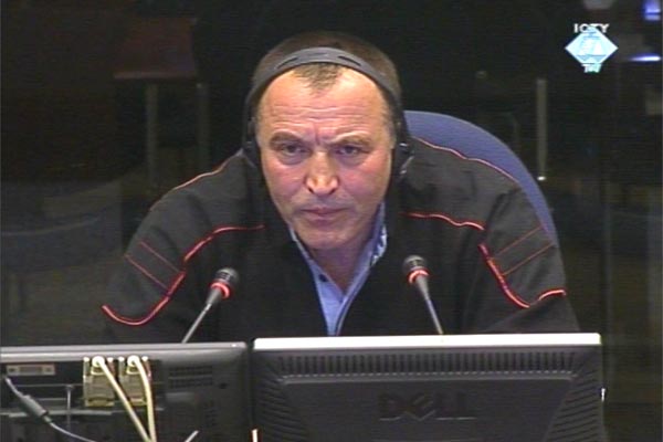 Cedomir Sakic, defense witness for Sreten Lukic