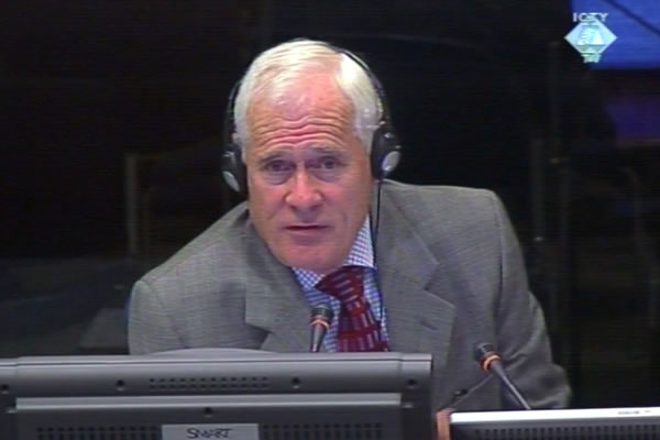 Colm Doyle, witness at the Radovan Karadzic trial