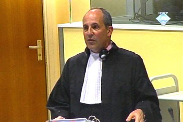 Daniel Saxon, prosecutor in the Tribunal