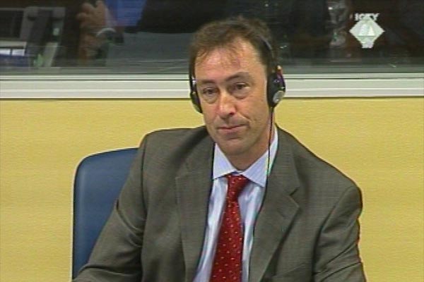 David Harland, witness in the Dragomir Milosevic trial