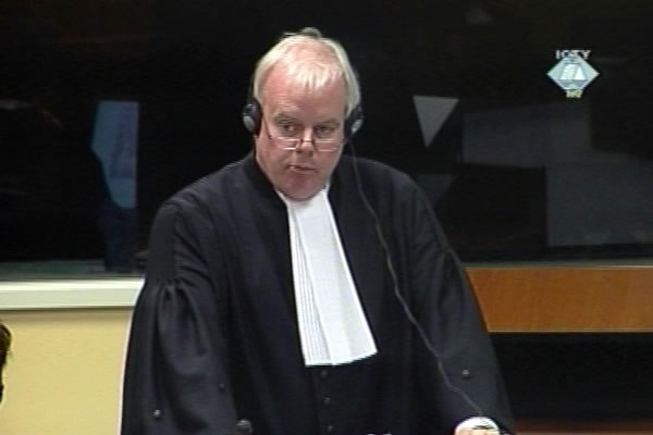 Dermot Groome, prosecutor in the Tribunal