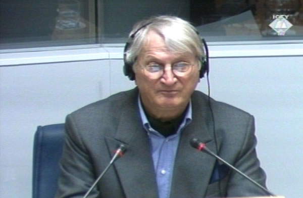 Djelo Jusic, witness at the Pavle Strugar trial