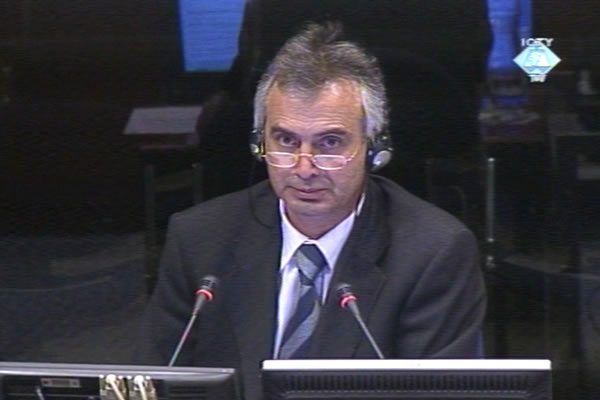 Dragan Zivaljevic, defense witness for Sreten Lukic