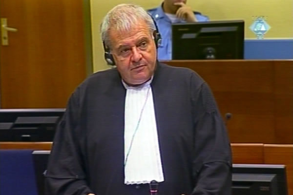 Dragoljub Djordjevic, defense counsel of Vlastimir Djordjevic