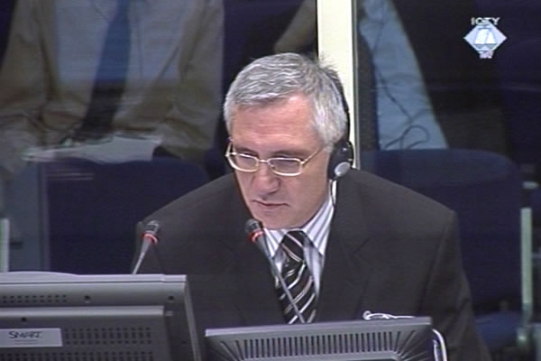 Dragutin Repinc, defence witness of Mladen Markac