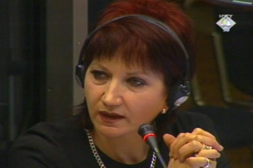 Dusica Lecic-Tosevski, witness at the Pavle Strugar trial