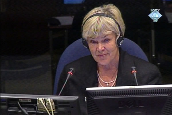 Elisabeth Rehn, witness at the Gotovina, Cermak and Markac trial