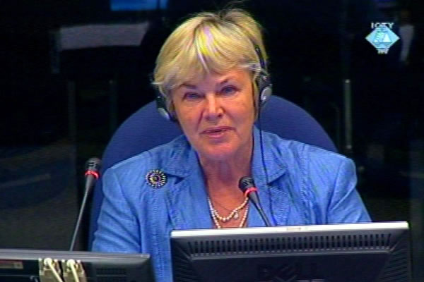 Elisabeth Rehn, witness at the Gotovina, Cermak and Markac trial