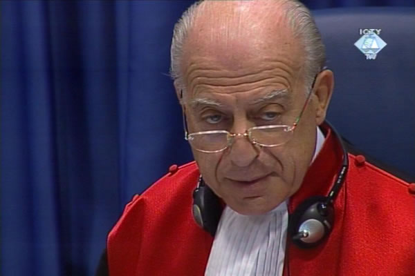 Fausto Pocar, president of the Tribunal