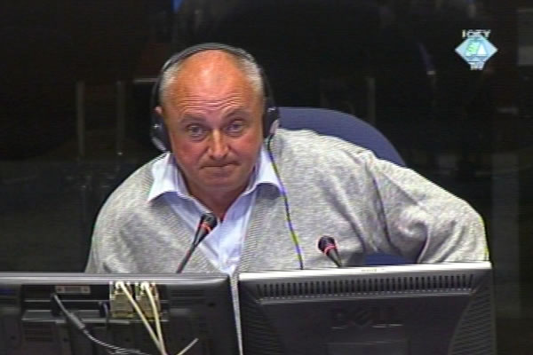 Franjo Baricevic, witness in the Vojislav Seselj trial