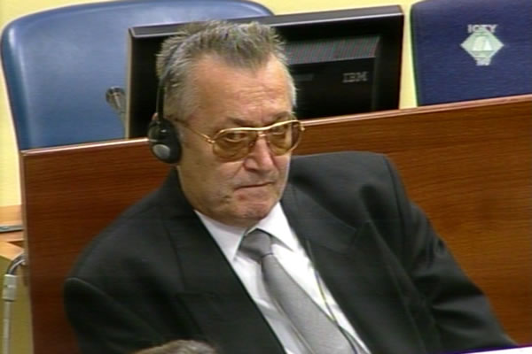 Franko Simatović u sudnici Tribunala