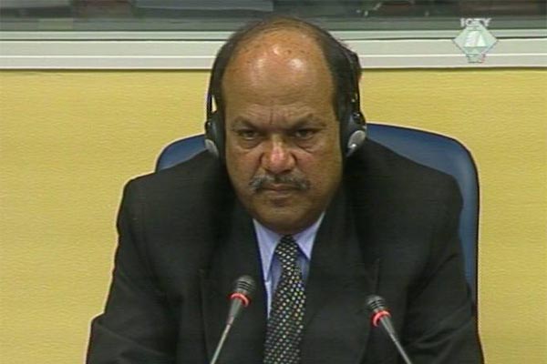 Ghulam Muhammed, witness in the Dragomir Milosevic trial