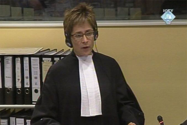 Helen Brady, member of the prosecution team