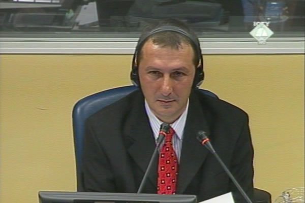 Igor Dimovski, last defense witness for Johan Tarculovski