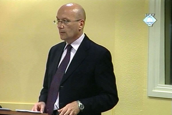 Jadranko Prlic in the courtroom