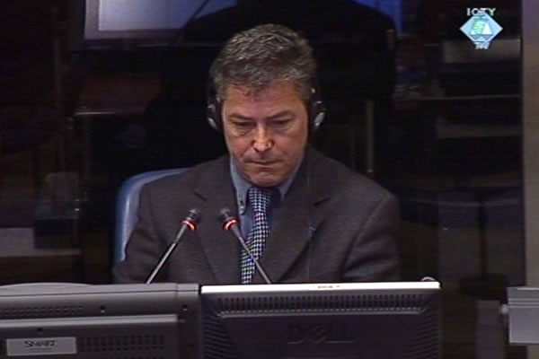 Jean Rene Ruez, witness at the Zdravko Tolimir trial