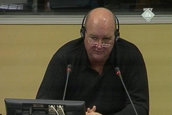 John Jordan, witness in the Dragomir Milosevic trial