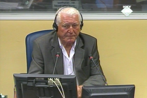 Jovan Vujinovic, witness at the Gotovina, Cermak and Markac trial