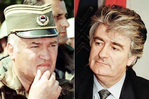 Radovan Karadzic i Ratko Mladic