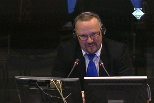 Kari Anttila, witness in the Gotovina trial