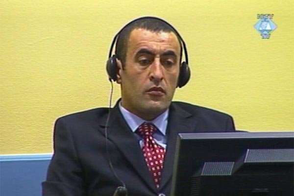 Lahi Brahimaj in the courtroom