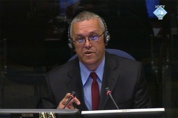 Lakic Djorovic, witness in the trial of the former Serbian officials charged with crimes in Kosovo