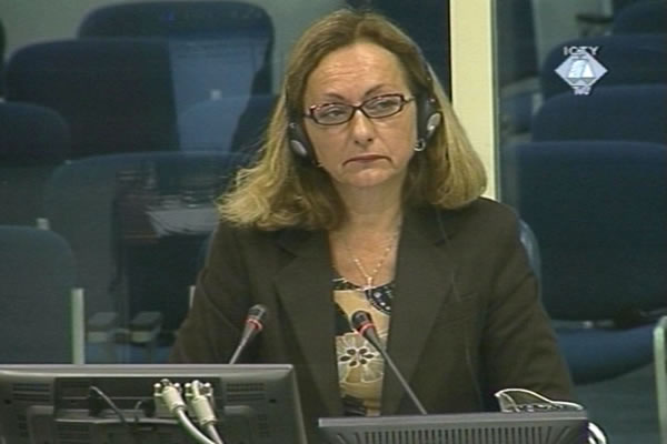 Ljiljana Botteri, witness in the Gotovina trial