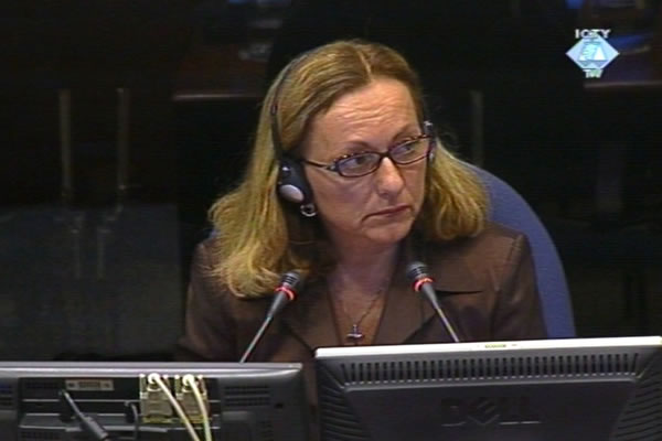 Ljiljana Botteri, witness in the Gotovina trial