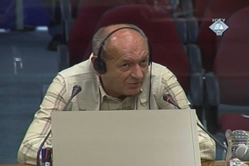 Ljubo Bojanovic, witness in the Jokic trial