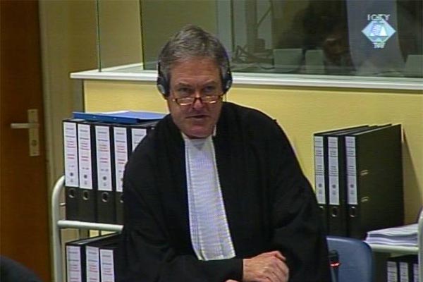 Marks Moore, prosecutor in the Mrksic, Sljivancanin and Radic trial