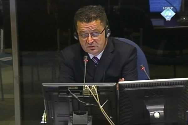 Martin Raguz, defense witness for Jadranko Prlic
