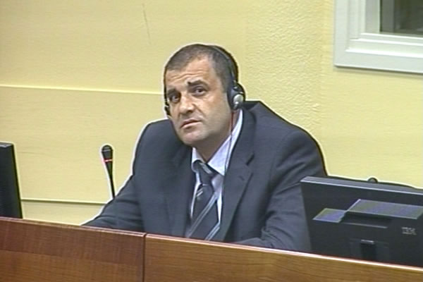 Milan Lukic in the courtroom