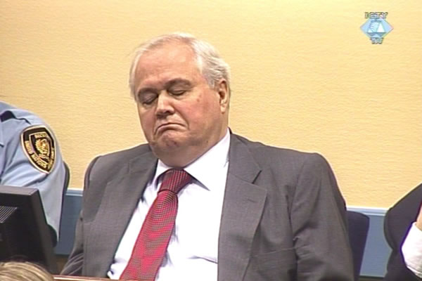 Milan Milutinović za vrijeme izricanja presude