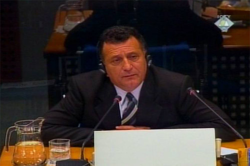 Milan Tupajic, witness in the Krajisnik trial