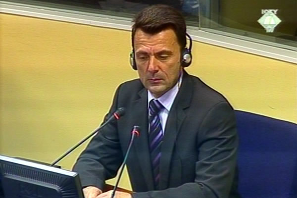 Milenko Jevdjevic, defence witness of Momcilo Perisic