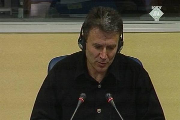 Milojica Vlahovic, witness in the Haradinaj, Balaj and Brahimaj trial