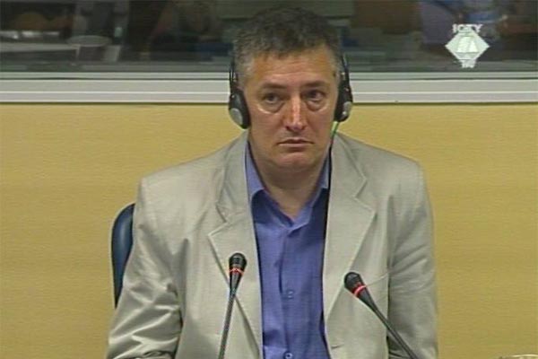 Milomir Soja, witness in the Dragomir Milosevic trial