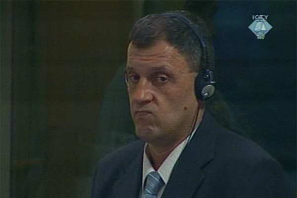 Miroslav Bralo in the courtroom